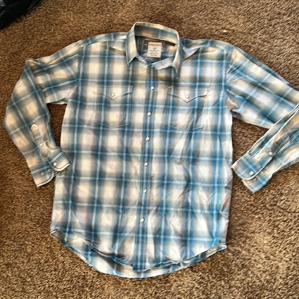 Panhandle plaid pear snap